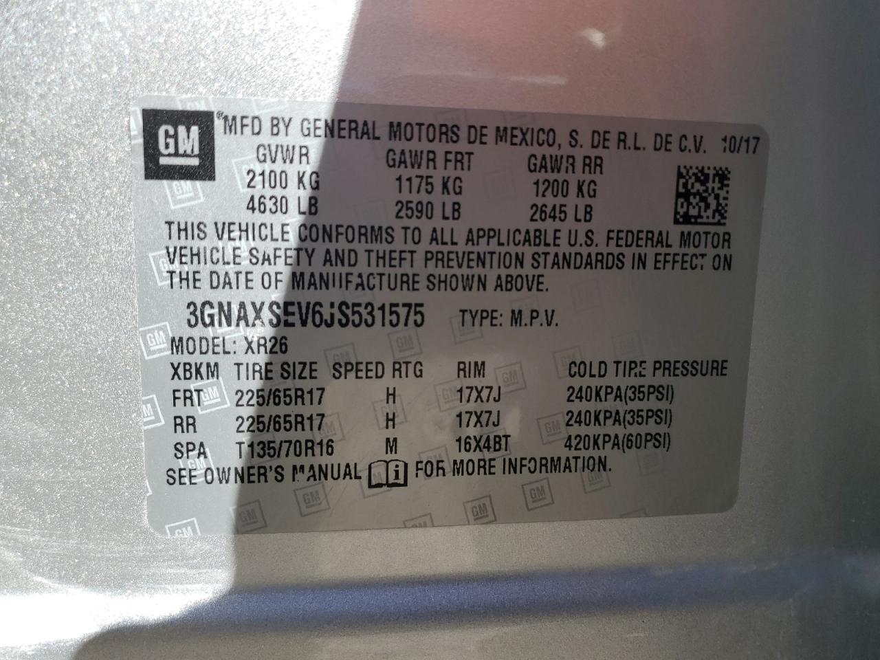 CHEVROLET EQUINOX LT