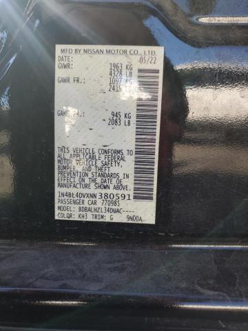 2022 NISSAN ALTIMA SV #3302743010