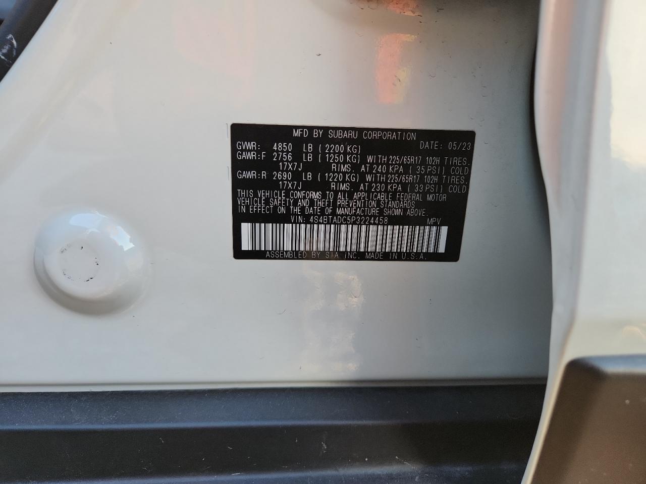 SUBARU OUTBACK PREMIUM