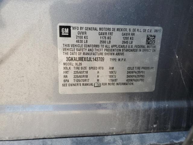 2018 GMC TERRAIN SLE - 3GKALMEX0JL143709