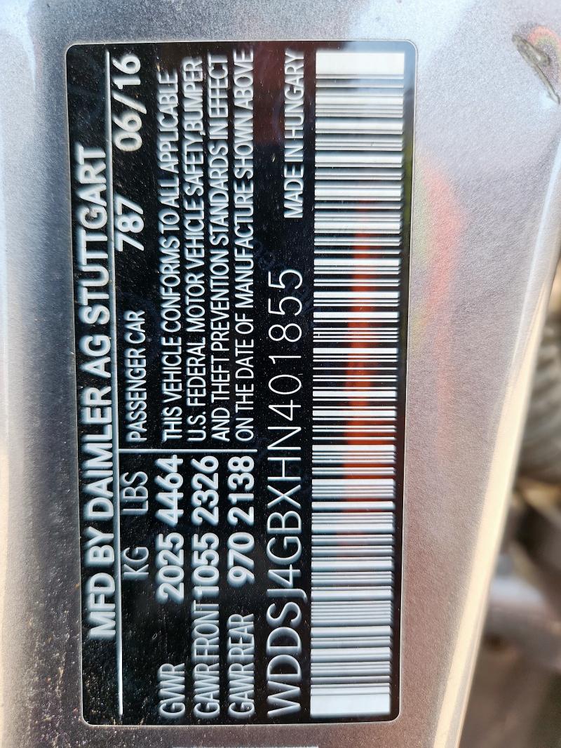 2017 MERCEDES-BENZ CLA 250 4MATIC #3285532268