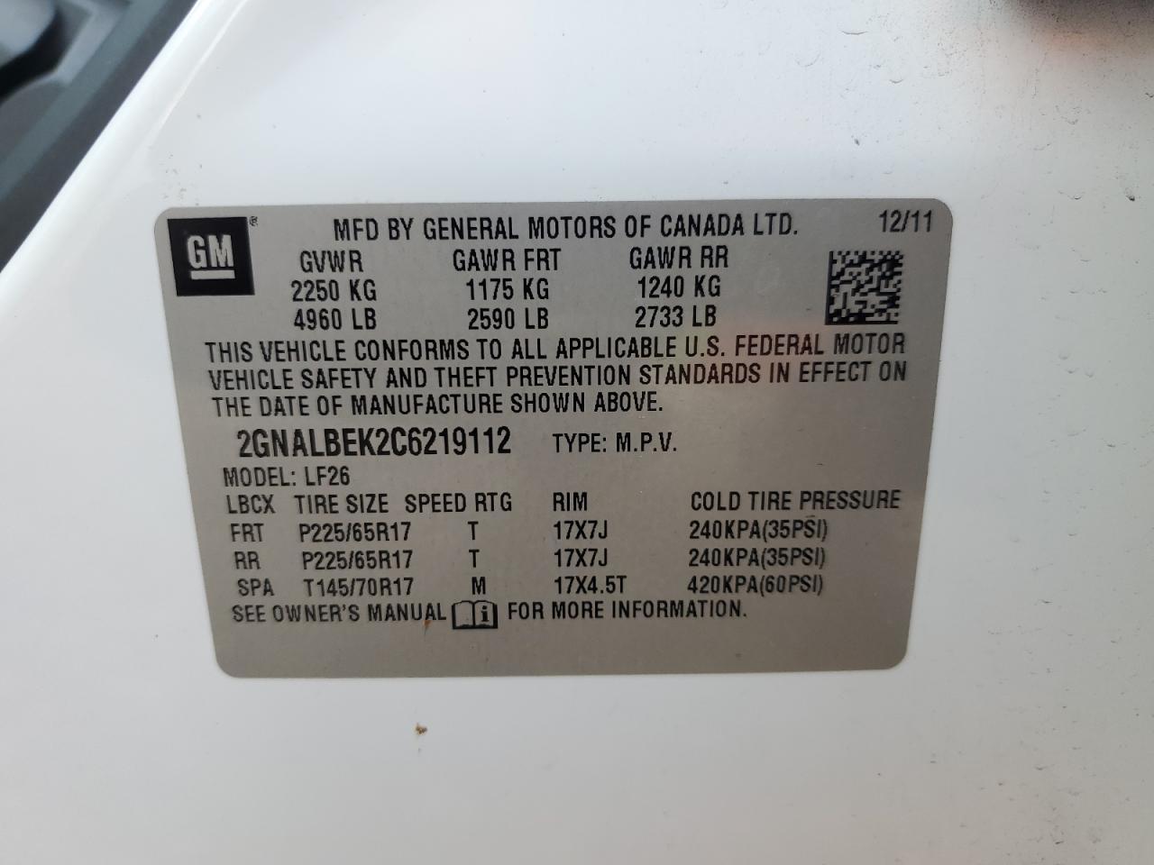 CHEVROLET EQUINOX LS