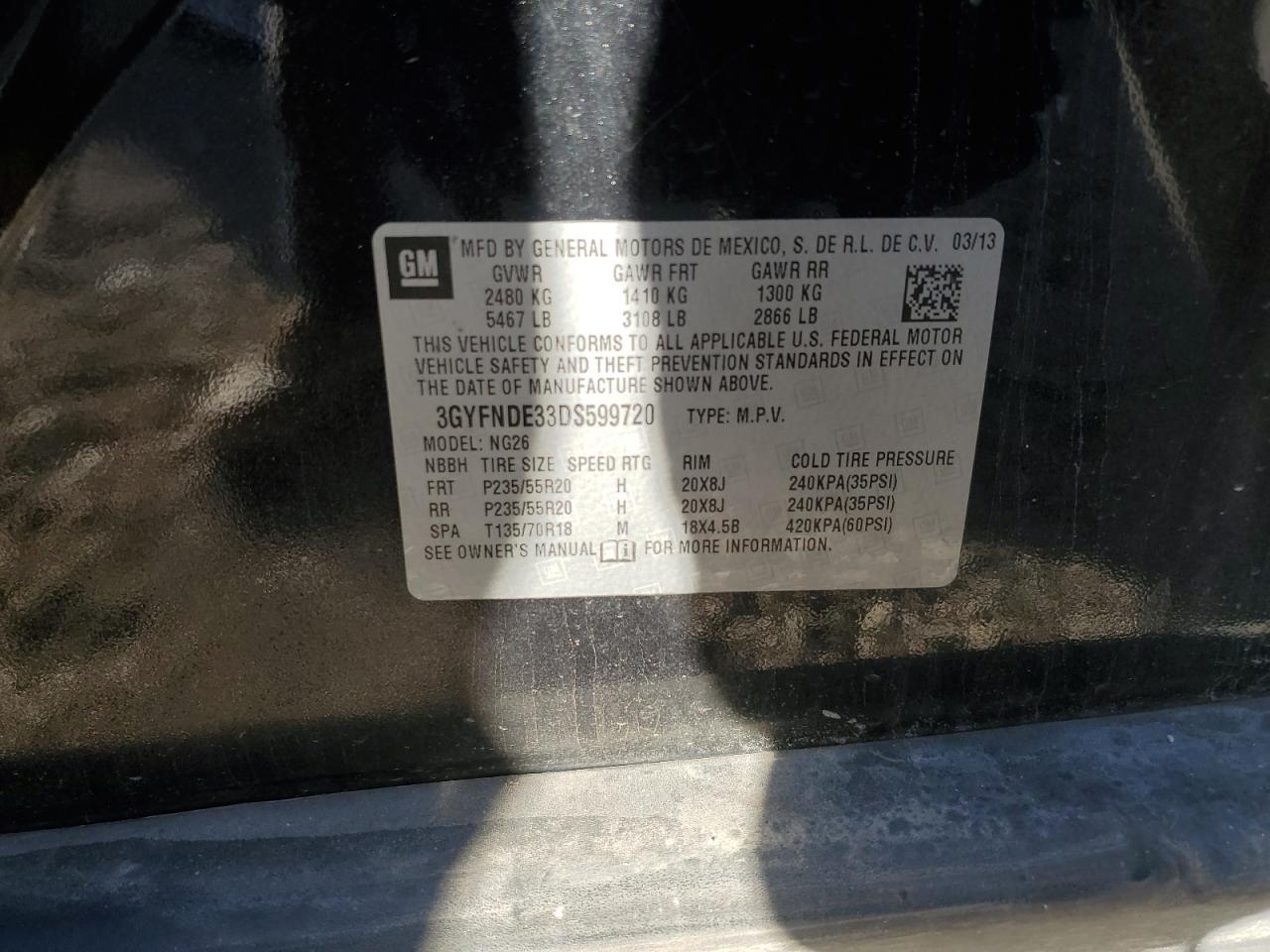 CADILLAC SRX PERFORMANCE COLLECTION