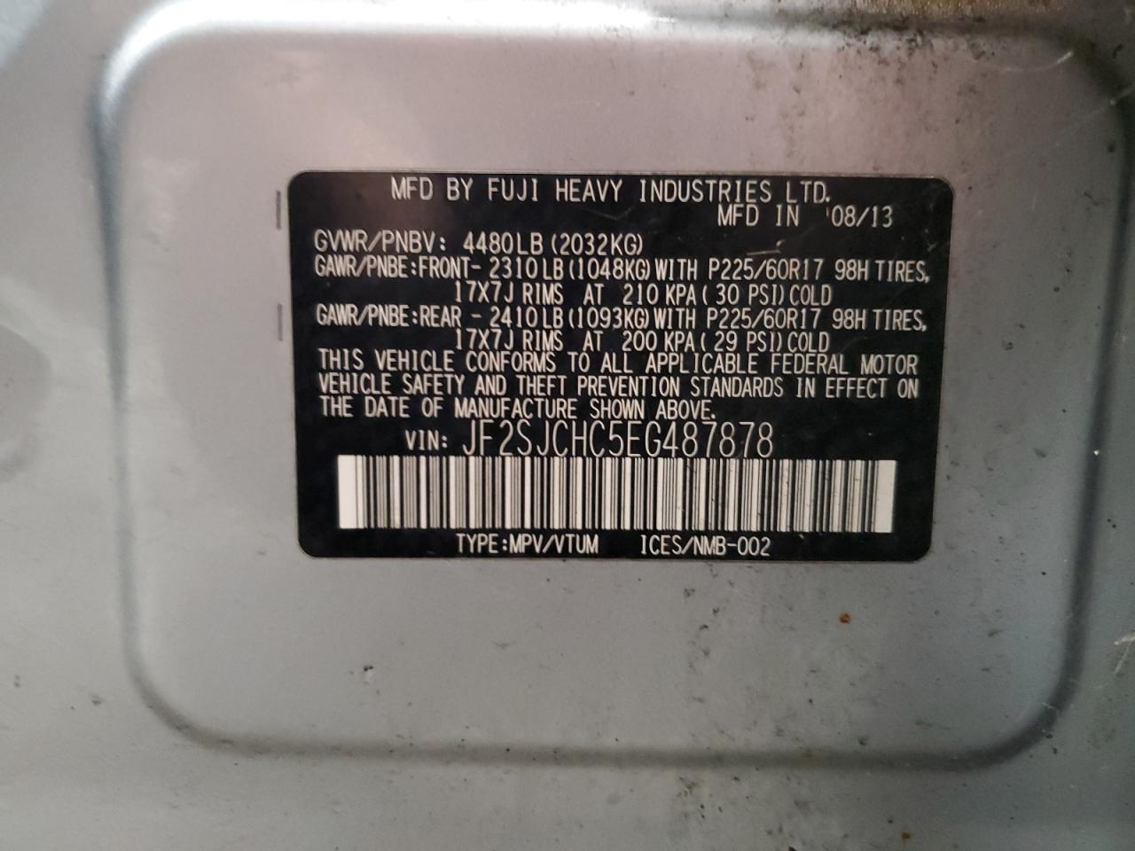 SUBARU FORESTER 2.5I LIMITED