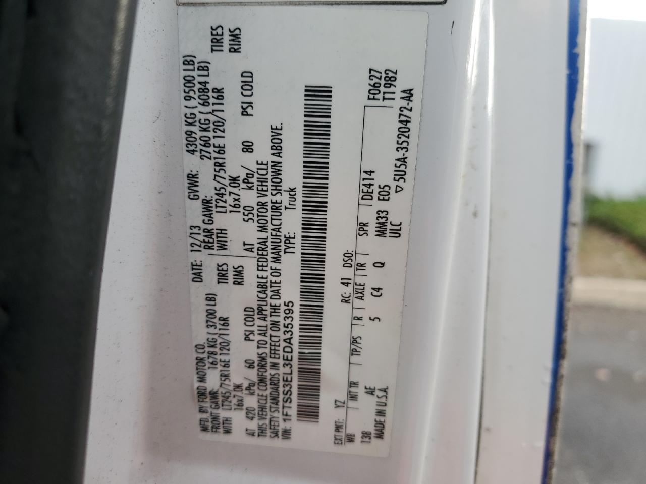 FORD ECONOLINE E350 SUPER DUTY VAN