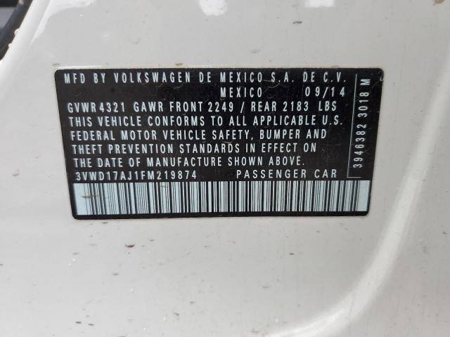 2015 VOLKSWAGEN JETTA SE #3308278152