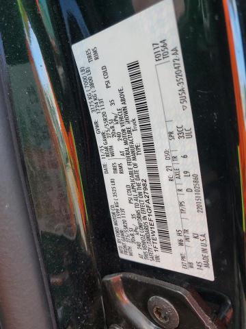 2016 FORD F150 SUPER - 1FTEW1EF1GFA27982