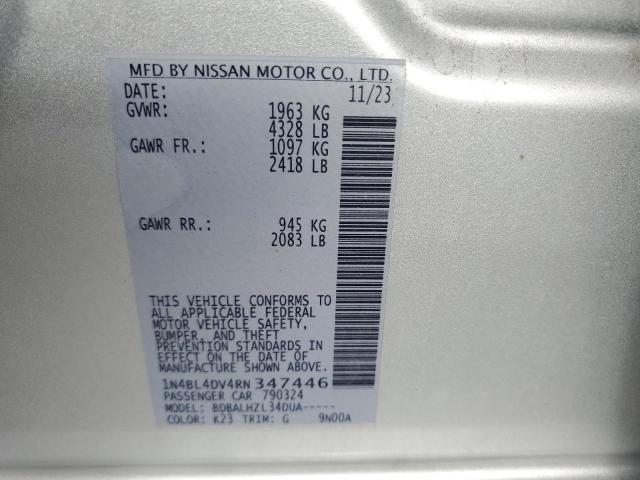 2024 NISSAN ALTIMA SV #3302830898