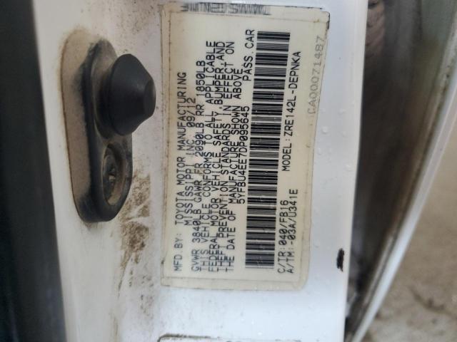 2013 TOYOTA COROLLA BA - 5YFBU4EE7DP095645