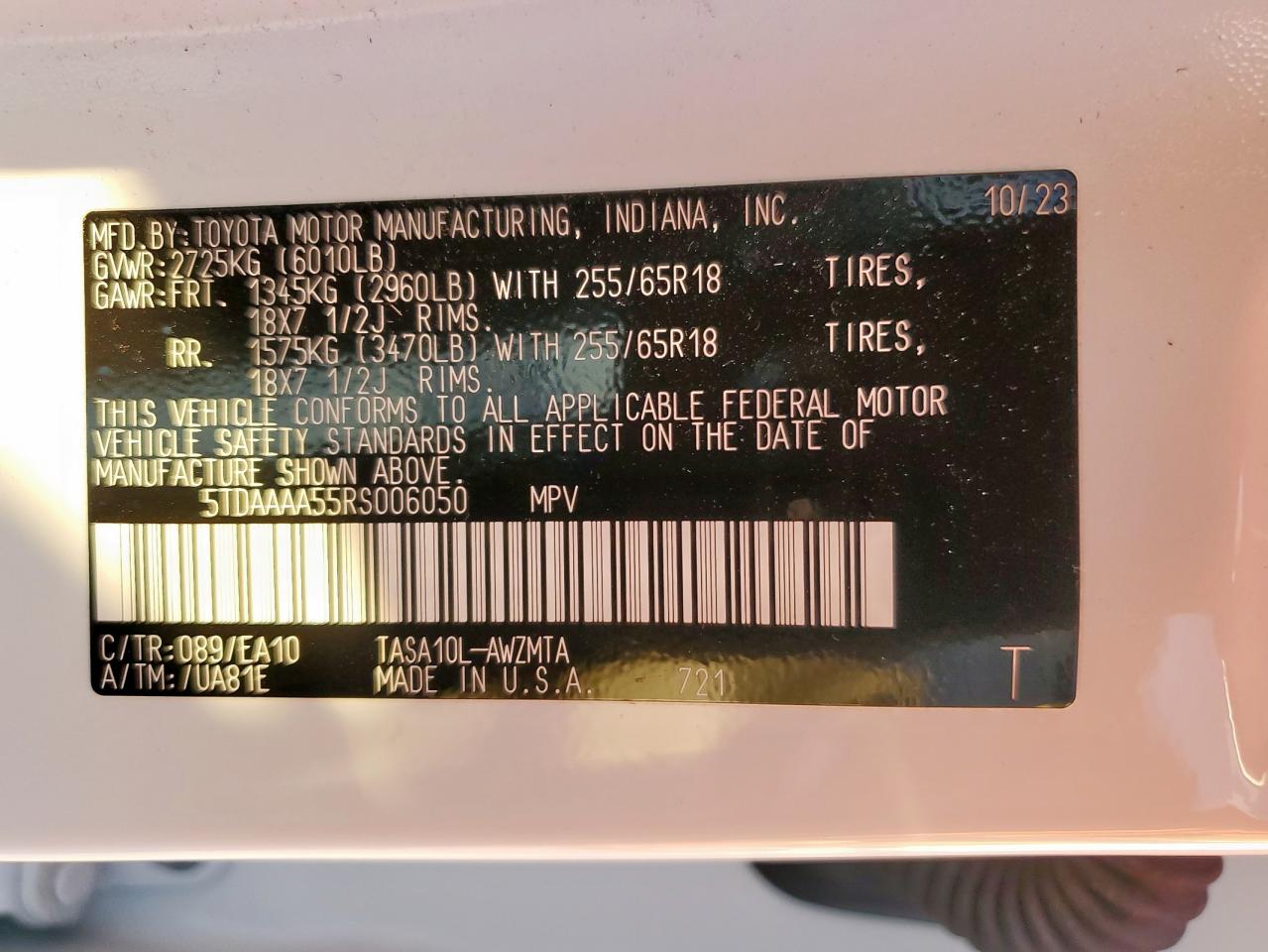 TOYOTA HIGHLANDER XLE