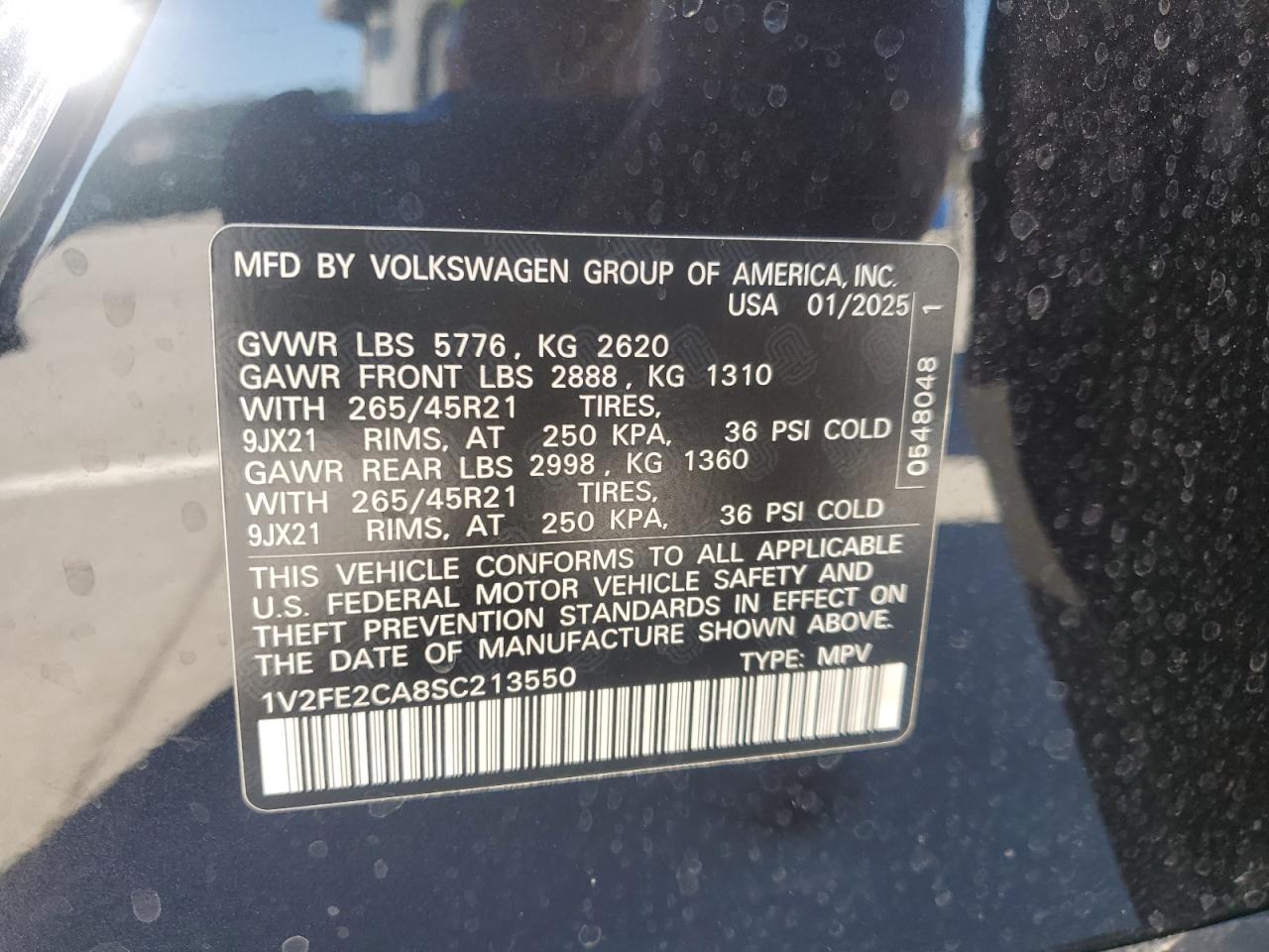 VOLKSWAGEN ATLAS CROSS SPORT SEL PREMIUM R-LINE