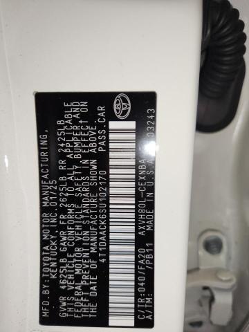 2025 TOYOTA CAMRY XSE - 4T1DAACK6SU102170