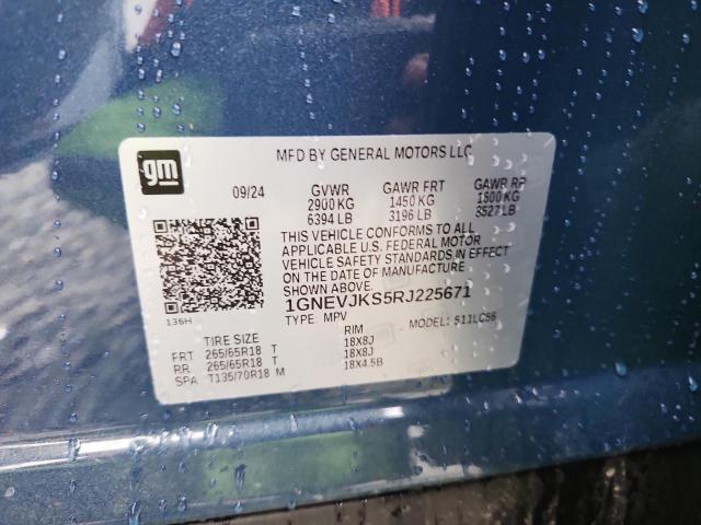 2024 CHEVROLET TRAVERSE L - 1GNEVJKS5RJ225671