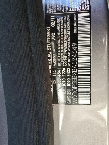 2011 MERCEDES-BENZ C 300 - WDDGF5EBXBA524649