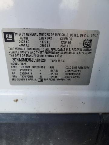 2018 CHEVROLET EQUINOX PR #3285012953