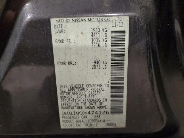 2013 NISSAN ALTIMA 2.5 - 1N4AL3AP1DN474126