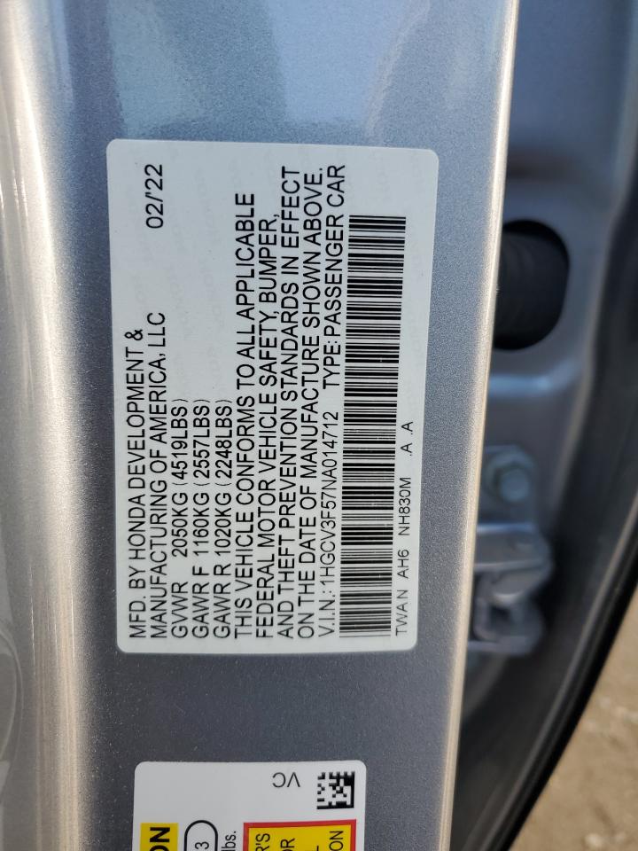 HONDA ACCORD HYBRID EXL