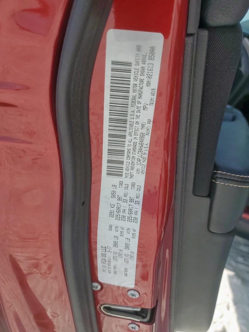 2017 JEEP CHEROKEE - 1C4PJLCB4HW640960