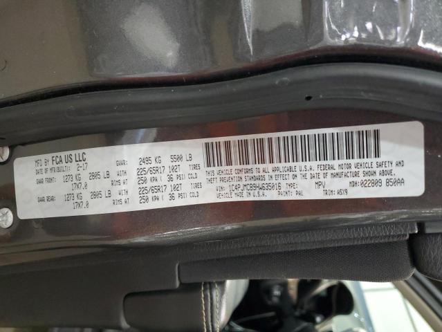 2017 JEEP CHEROKEE L - 1C4PJMCB9HW635016