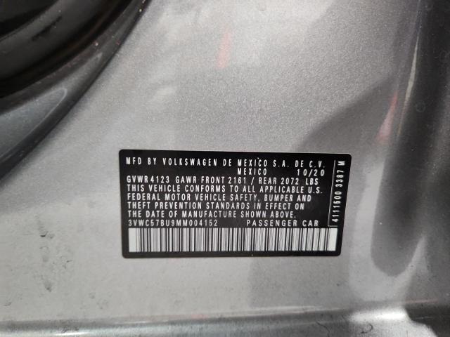 2021 VOLKSWAGEN JETTA S #3303983685