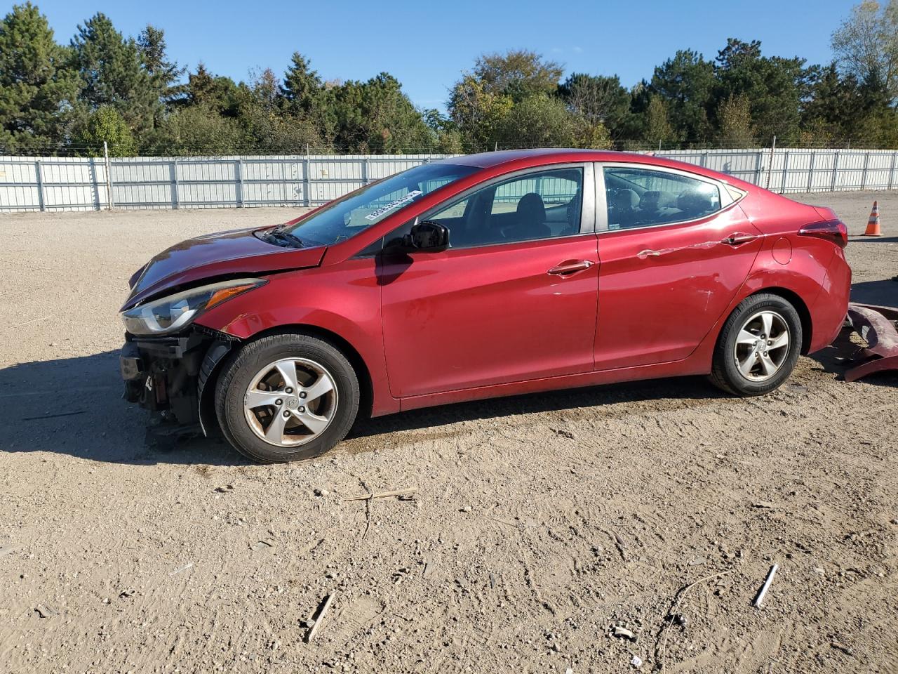 Lot #3285710667 2014 HYUNDAI ELANTRA SE