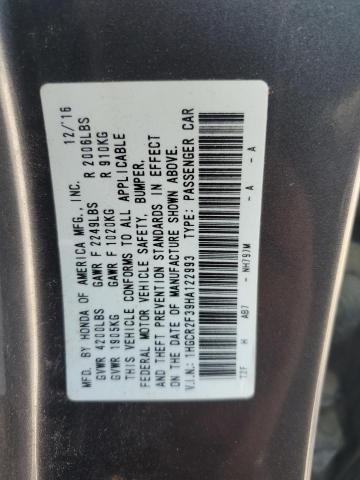 2017 HONDA ACCORD LX #3305567065