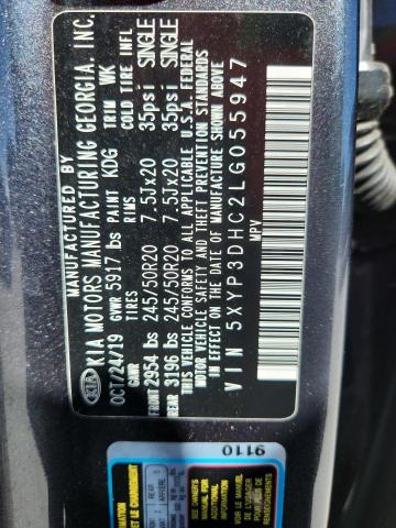 2020 KIA TELLURIDE #3316093284