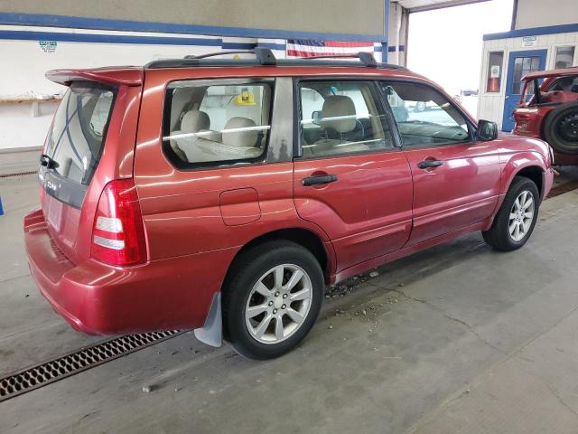 SUBARU FORESTER 2.5XS 2005 red  gas JF1SG65625H717017 photo #4
