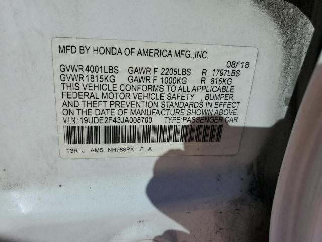 2018 ACURA ILX SPECIA - 19UDE2F43JA008700