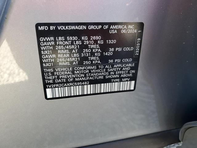 2024 VOLKSWAGEN ATLAS SEL #3311810187