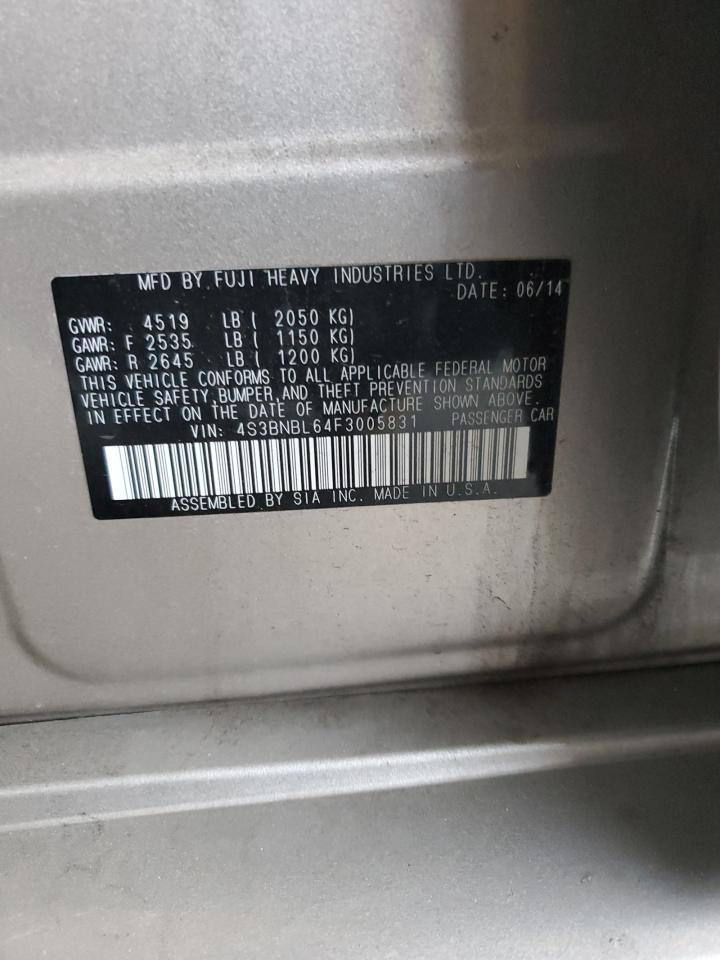 SUBARU LEGACY 2.5I LIMITED