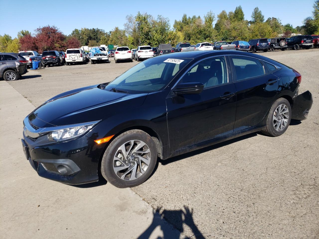 Lot #3290443757 2017 HONDA CIVIC EX