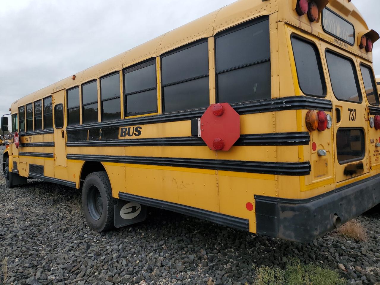 Lot #3276362831 2012 BLUE BIRD SCHOOL BUS