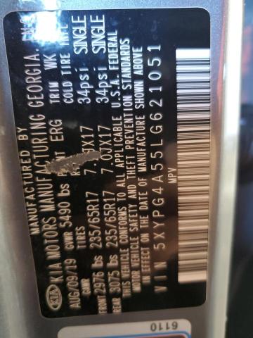 2020 KIA SORENTO S - 5XYPG4A55LG621051