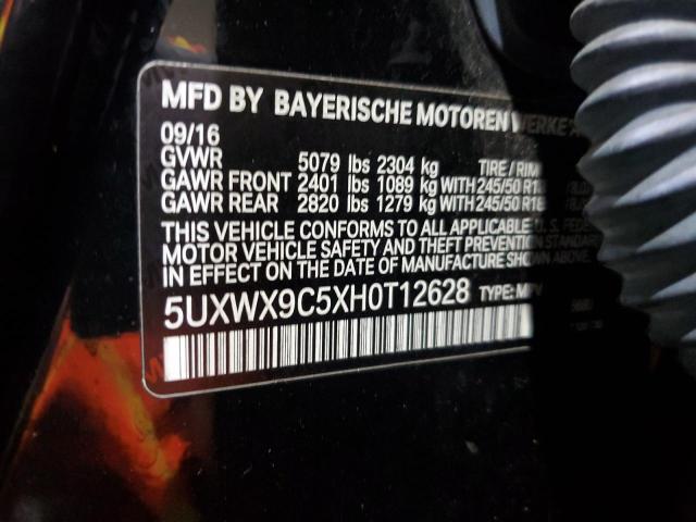 2017 BMW X3 XDRIVE2 - 5UXWX9C5XH0T12628