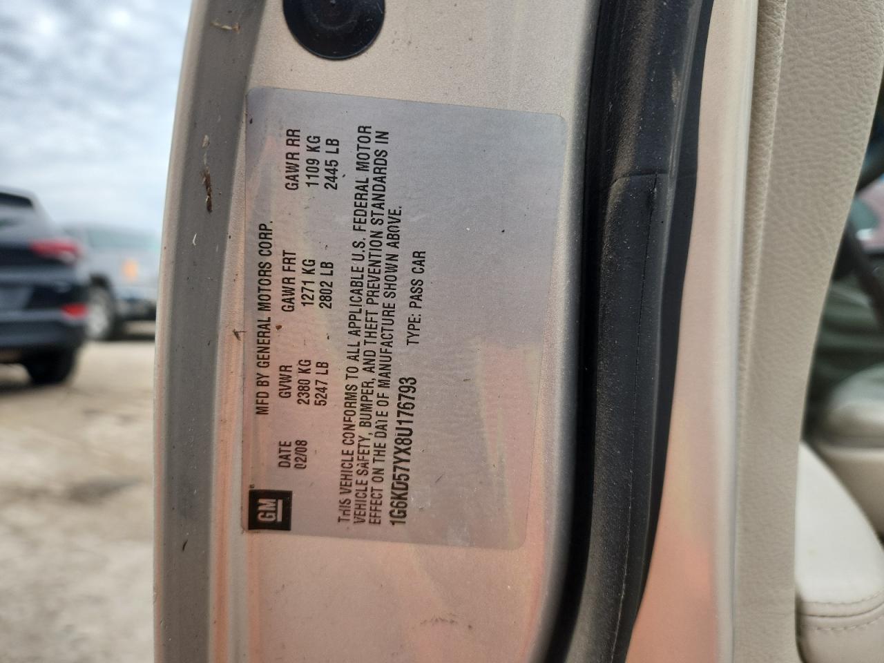 Lot #3298065136 2008 CADILLAC DTS