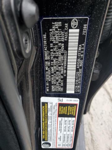 2017 TOYOTA CAMRY LE #3284651324