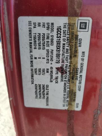 1999 CHEVROLET S TRUCK S1 #3291253960