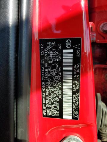 2012 TOYOTA PRIUS C #3302634999