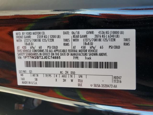 2018 FORD F250 SUPER #3278956047