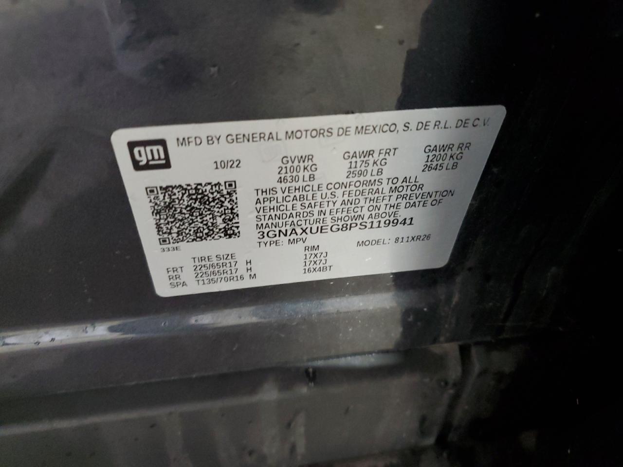 CHEVROLET EQUINOX LT