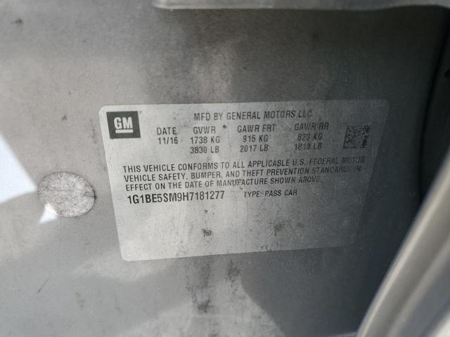 2017 CHEVROLET CRUZE LT 1G1BE5SM9H7181277