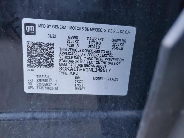 2022 GMC TERRAIN SL - 3GKALTEV1NL149517