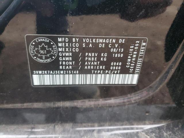 2014 VOLKSWAGEN JETTA BASE - 3VW2K7AJ3EM215148