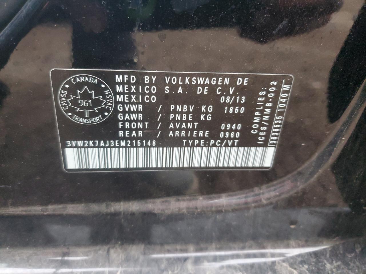 VOLKSWAGEN JETTA BASE