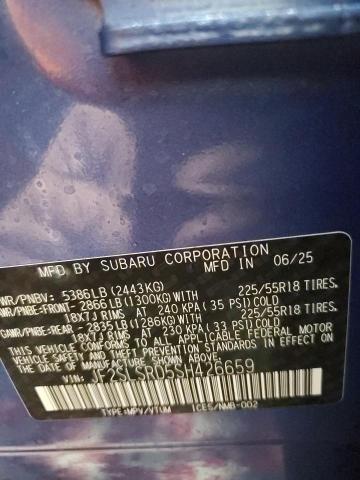 2025 SUBARU FORESTER L - JF2SLSRD5SH426659