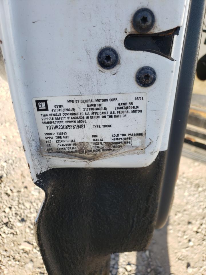 Lot #3274704803 2005 GMC SIERRA K25