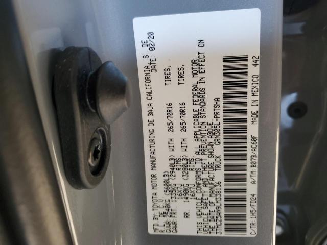 2020 TOYOTA TACOMA DOU #3292528684