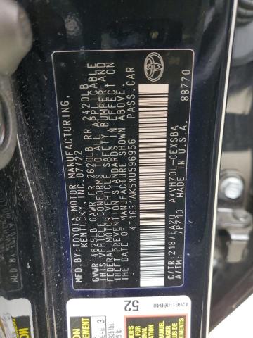 2022 TOYOTA CAMRY NIGH - 4T1G31AK5NU596956