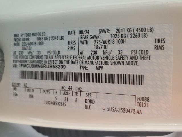 2024 FORD ESCAPE ST - 1FMCU9MN6RUB58209